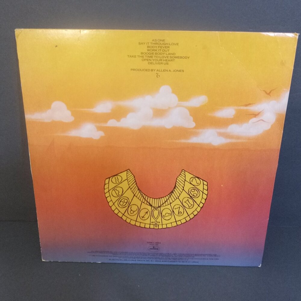 Mercury Barkays Albums LP As One Orange Yellow Blue1980 6337 108 Sleeve - Picture 4 of 5